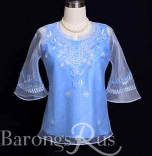 Baby Blue Women's Barong 5064