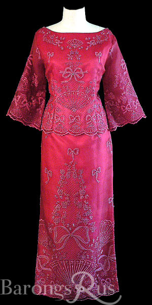 Custom Filipiniana Gown 6005CM