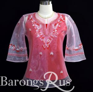 Red Women's Barong 5095