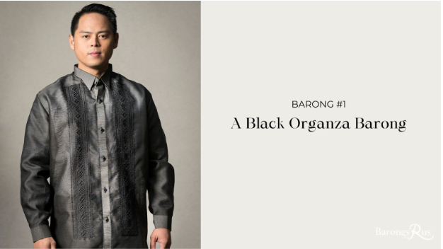Black Organza Barong