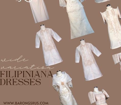 Filipiniana Gowns and Dresses